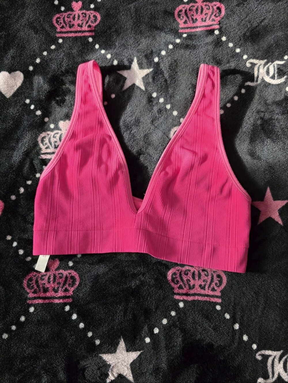 PINK Hot Pink Sports Bra / Top